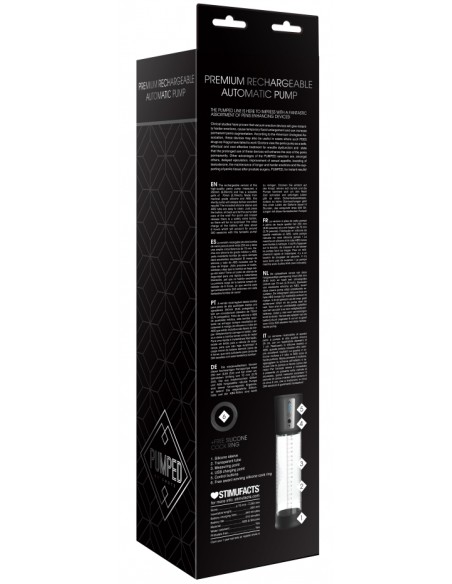 Pompe à pénis automatique Premium Pump 20 x 7cm