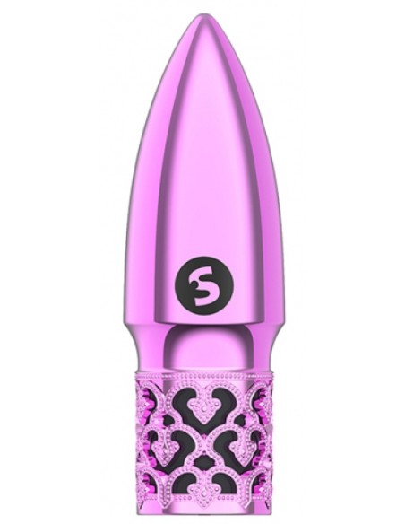 Mini stimulateur de clitoris Glitter 7cm Rose