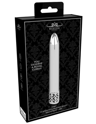 Mini Vibro Shiny 11cm Argenté