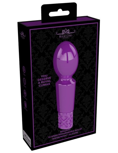 Mini wand Brilliant 12cm Violet