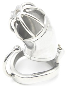 Cage de chasteté en métal Hook Open 7 x 3.3cm