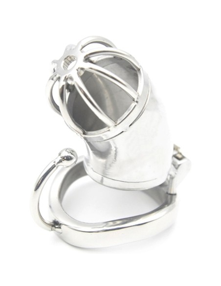 Cage de chasteté en métal Hook Open 7 x 3.3cm