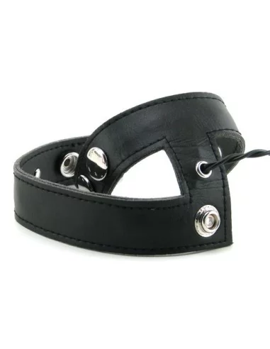 Electro Cockring Cuir