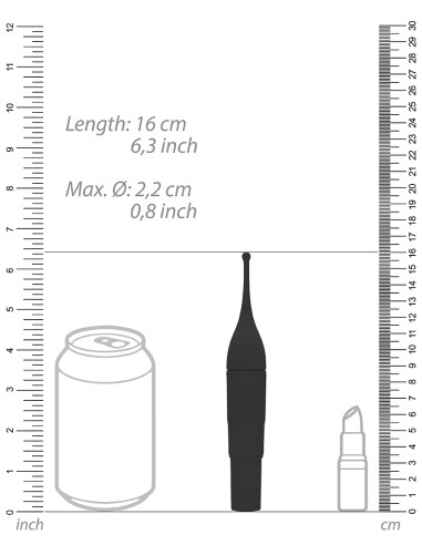 Stimulateur Clitoral Tickler Noir
