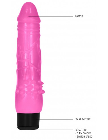 Gode vibrant Dildo Vibe Fat 17 x 5cm Rose