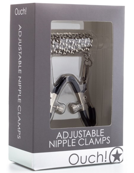 Pince-tétons ajustables Nip Secrets Argentées Pince-tétons ajustables Nip Secrets Argentées