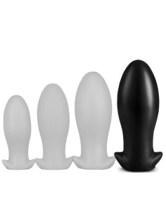 Plug Drakar Egg XL 16.5 x 7.3cm Noir