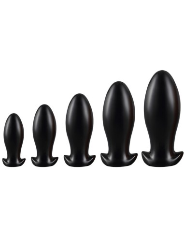 Plug Drakar Egg XL 16.5 x 7.3cm Noir
