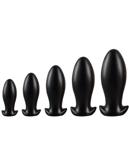 Plug Drakar Egg XL 16.5 x 7.3cm Noir