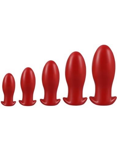 Plug Drakar Egg S 10 x 4.5cm Rouge