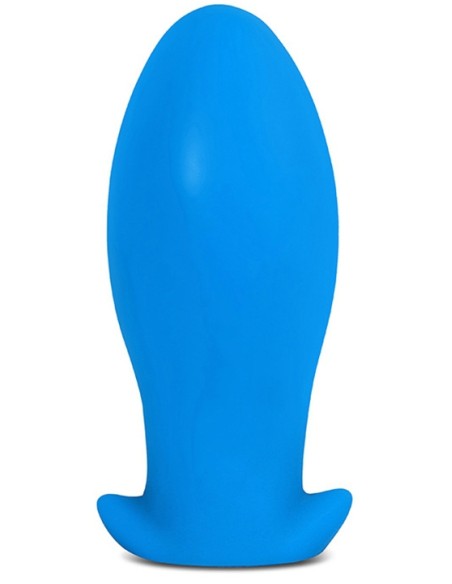 Plug Silicone SAURUS EGG XXL 18.5 x 8.3cm Bleu
