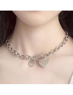 Ras de cou Heart Steel