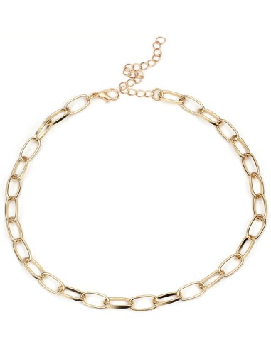 Ras de cou Hollow Ring doré