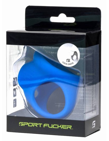 Ballstretcher Cock Chute Bleu