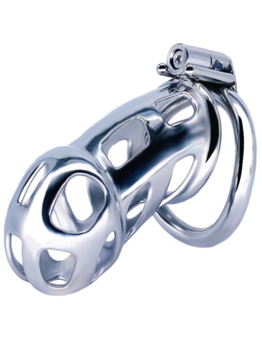 Cage de chasteté en métal Cobra Steel 10 x 3.7cm