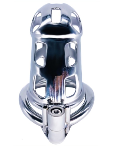 Cage de chasteté en métal Cobra Steel 10 x 3.7cm