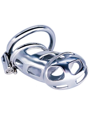Cage de chasteté en métal Cobra Steel 10 x 3.7cm
