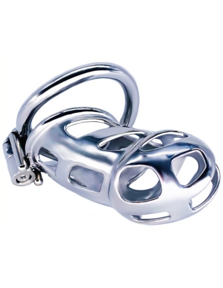 Cage de chasteté en métal Cobra Steel 10 x 3.7cm