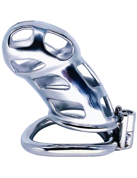 Cage de chasteté en métal Cobra Steel 10 x 3.7cm