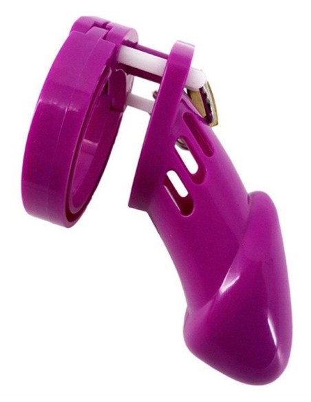 Cage de chasteté Silicone Bran 9 x 3cm Violette