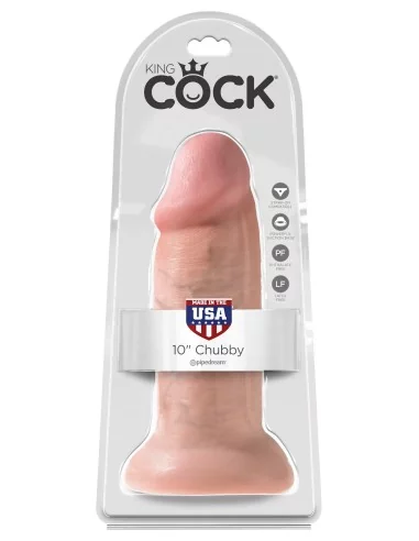 Gode Chubby King Cock - 20.5 x 7.8 cm Flesh