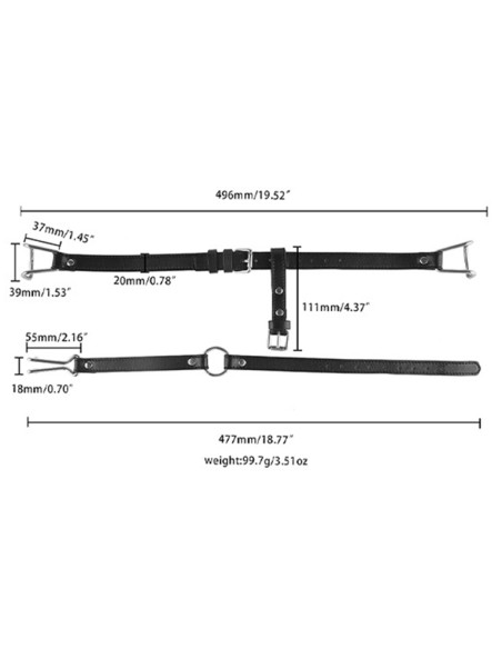 Bâillon Sm Hook Spreader Bouche et Nez Bâillon Sm Hook Spreader Bouche et Nez