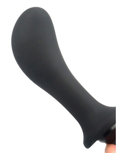 Plug vibrant gonflable Curve 10 x 3.2cm