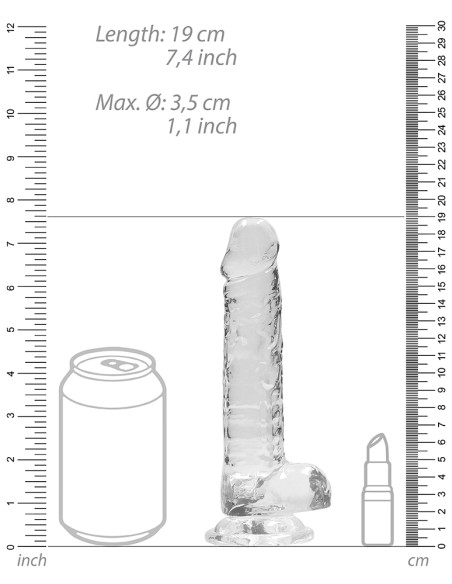 Gode Crystal Clear 14 x 3.5cm Transparent Gode Crystal Clear 14 x 3.5cm Transparent