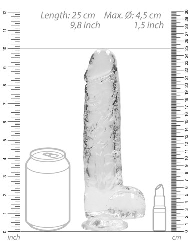 Gode Crystal Clear 19 x 4.5cm Transparent