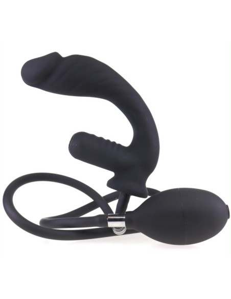 Plug gonflable et vibrant Infladick 14 x 3.5cm