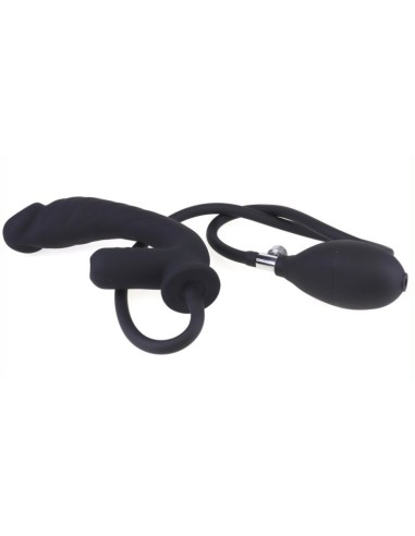 Plug gonflable et vibrant Infladick 14 x 3.5cm