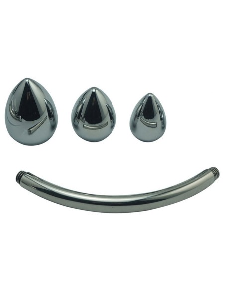 Stimulateur de prostate en métal Double Head 25cm