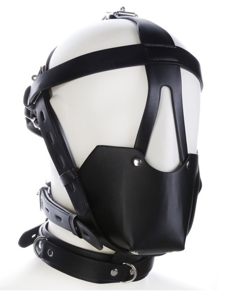 Muselière Sm Harness Head Noire