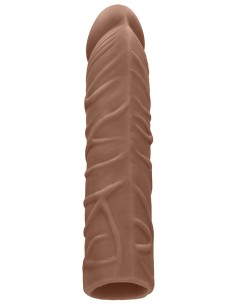 Gaine de pénis Penis Sleeve RealRock 16.5 x 4cm Tan
