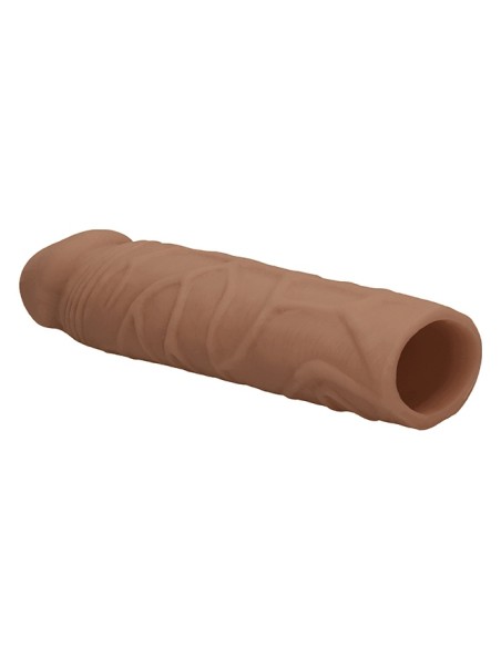Gaine de pénis Penis Sleeve RealRock 16.5 x 4cm Tan