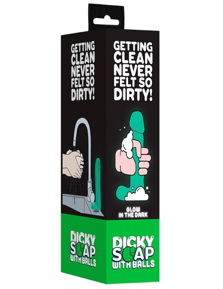 Savon Pénis phosphorescent DICKY GLOW 18 x 3.5cm Savon Pénis phosphorescent DICKY GLOW 18 x 3.5cm