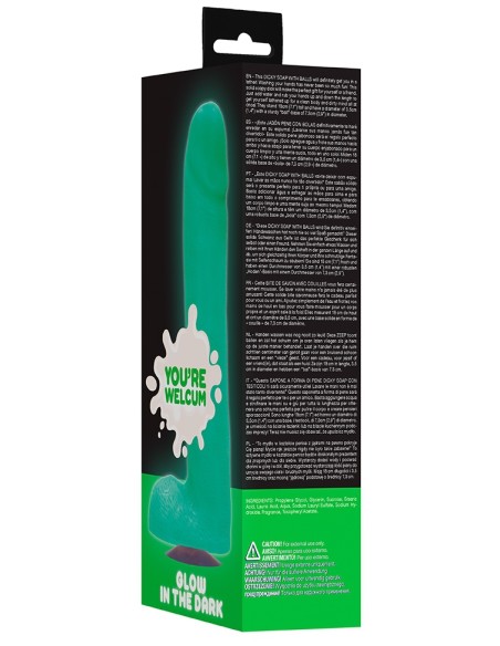 Savon Pénis phosphorescent DICKY GLOW 18 x 3.5cm Savon Pénis phosphorescent DICKY GLOW 18 x 3.5cm