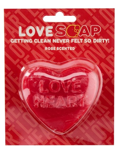 Savon LOVE HEART Parfum Rose