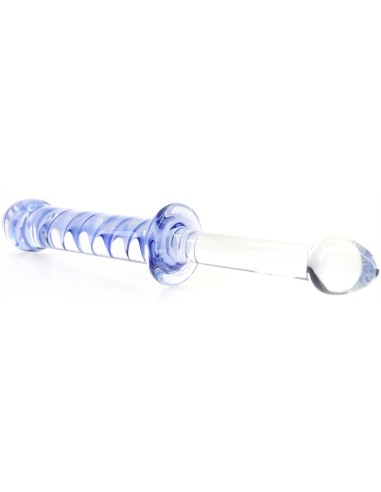 Gode en verre Screw Duo 24 x 3.3cm