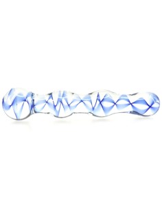 Gode en verre Screw Beads 17 x 3.5cm