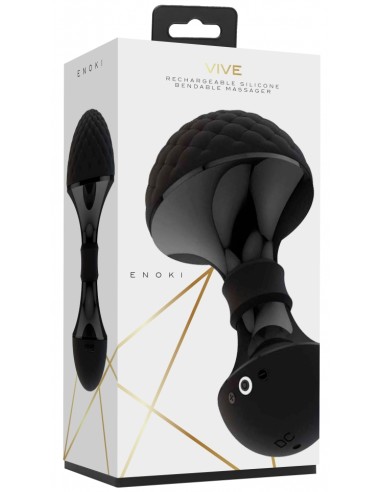 Stimulateur de clitoris Enoki Vive 12.5cm Noir