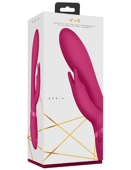 Vibro Rabbit Zosia 21 x 3.7cm Rose