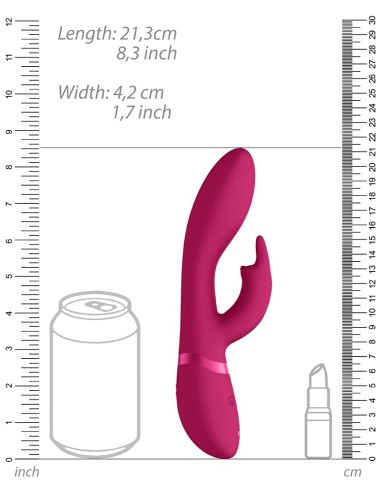 Vibro Rabbit Zosia 21 x 3.7cm Rose
