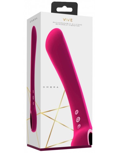 Stimulateur vibrant Ombra Vive 12 x 3.5cm Rose