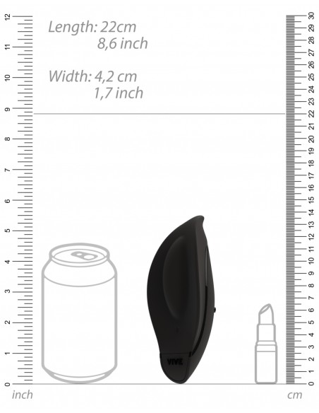 Stimulateur de clitoris Minu 10 x 5cm Noir Stimulateur de clitoris Minu 10 x 5cm Noir