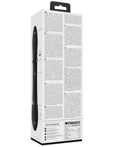 Vibro Rabbit Halo 24.5 x3.5cm Noir