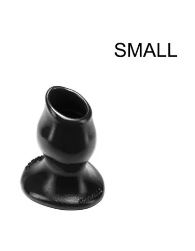 Plug Tunnel Pig-Hole noir Small - 7 x 4.5 cm