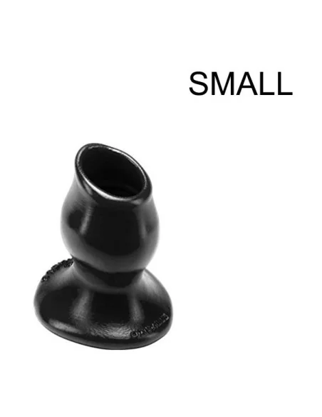 Plug Tunnel Pig-Hole noir Small - 7 x 4.5 cm