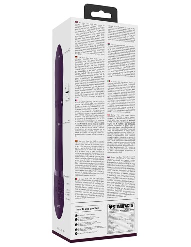 Vibro Rabbit Halo 24.5 x 3.5cm Violet