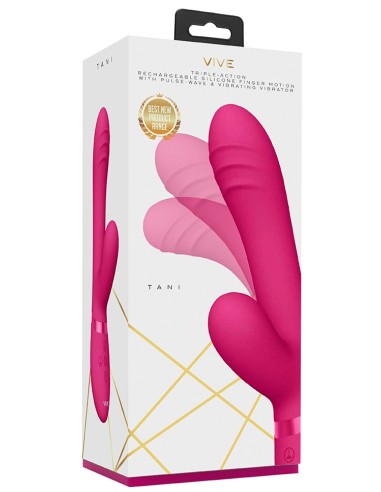 Vibro Rabbit Tani 22 x 3.5cm Rose